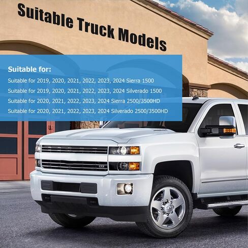 أغطية جيب لسكك السرير لـ 2019-2024 Chevy Silverado 1500/GMC Sierra 1500 و2020-2024 GMC Sierra/Chevy Silverado 2500/3500HD ملحقات شاحنة Tonneau يغطي سدادات غطاء، أسود 2-حزمة in Saudi Arabia