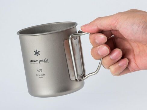 Snow Peak MG-142 Mug Sierra Cup, Titanium, Single Mug, Capacity: 10.1 fl oz (300 ml) in Saudi Arabia