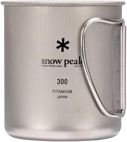 Snow Peak MG-142 Mug Sierra Cup, Titanium, Single Mug, Capacity: 10.1 fl oz (300 ml) in Saudi Arabia