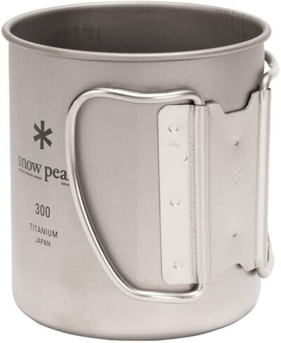 Snow Peak MG-142 Mug Sierra Cup, Titanium, Single Mug, Capacity: 10.1 fl oz (300 ml) in Saudi Arabia