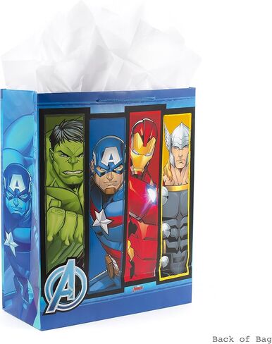 Hallmark Avengers Wrapping Paper with Cut Lines on the Reverse (3-Pack: 60 sq. ft. ttl) with Captain America, Iron Man, Black Widow, Thor and Hulk for Birthdays, Christmas, Father's Day and More in Saudi Arabia