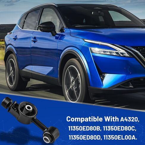 A4320 دعامة عزم دوران المحرك الأمامي الأيمن، حامل عزم دوران المحرك العلوي Endxedo متوافق مع Nissan Cube 2009-2014 1.8L L4 Versa 2007-2012 يستبدل 11350EL00A in Kuwait