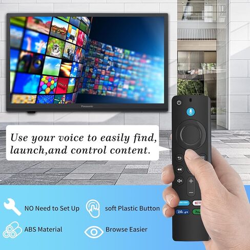 جهاز التحكم عن بعد الصوتي البديل kowhack L5B83G (الجيل الثالث) مناسب لأجهزة التلفاز الذكية Fire Stick 4K، لأجهزة التلفاز الذكية (الجيل الثاني والثالث)، وأجهزة التلفاز الذكية Stick Lite، لـ (الجيل الأول والثاني وأجهزة التلفاز الذكية) in Kuwait