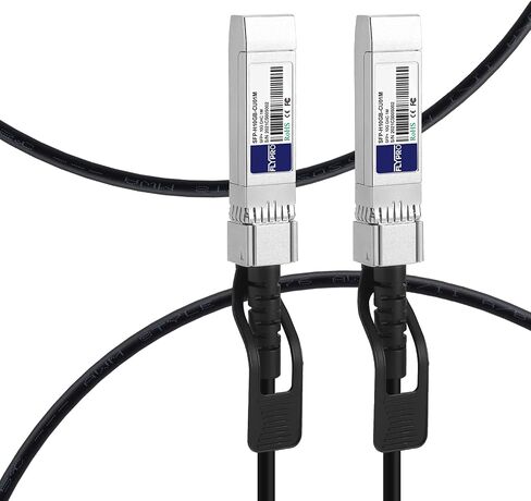 FLYPROFiber 0.5m(1.6ft) SFP+ Cable, 10G DAC Cable, SFP to SFP Twinax Cable, Passive DAC Cable for Cisco SFP-H10GB-CU0.5M, Ubiquiti, Netgear, Mikrotik, Supermicro | Length Options: 0.5m-7m in Saudi Arabia