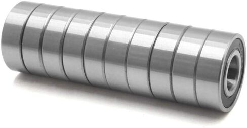 محامل كروية Donepart 626-2RS - معرف التجويف 6 مم، 19 مم OD، عرض 6 مم مشحم مسبقًا ومحامل مصغرة محكمة الغلق عالية السرعة ABEC3 (10 عبوات) in Kuwait