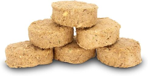 Smallbatch Pets نظام غذائي خام ممتاز مجفف بالتجميد للكلاب، عبوتان، وصفة الديك الرومي، 14 أونصة في كل كيس (إجمالي 28 أونصة)، صنع في الولايات المتحدة الأمريكية، منتجات عضوية، لحم مرفوع بطريقة إنسانية، يرطب ويقدم الفطائر in Kuwait