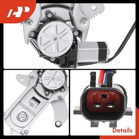 A-Premium Power Window Regulator with Motor Compatible with Dodge Dakota 1997-2004 Extended Standard Cab Pickup Front Left Driver Side in Saudi Arabia