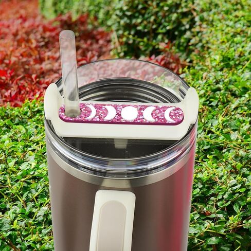 Juome اسم لوحة الراتنج قوالب سيليكون لغطاء كأس ستانلي 30oz بهلوان، 8 قطع اسم العلامة قوالب السيليكون لصب راتنجات الايبوكسي، DIY شخصية مخصصة اسم لوحة صنع لستانلي in Kuwait