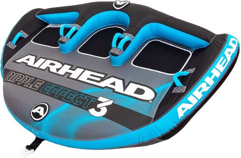 أنابيب قابلة للقطر بتأثير تموج Airhead 2-3 أنبوب قابل للقطر للراكب للقوارب والرياضات المائية نظام سحب Kwik-Connect بغطاء كامل من النايلون وزعانف داعمة وأنابيب قارب وأنابيب صمام سرعة حاصلة على براءة اختراع in Kuwait