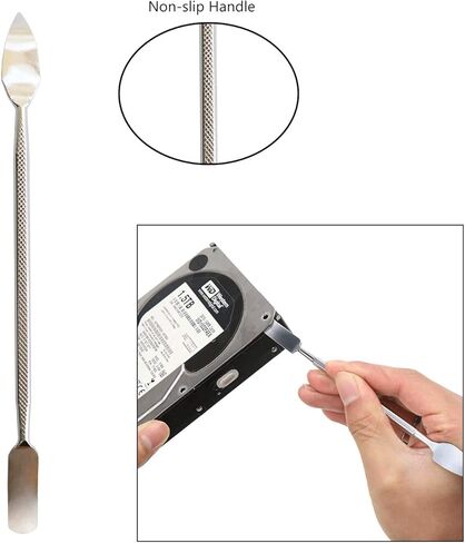 Vimour 3pcs Metal Spudger Set Dual Ends, Repair Opening Metal Pry Tool Kit for Mobile Electronics/Tablets/Laptop/Game Machine and Other Devices in Kuwait