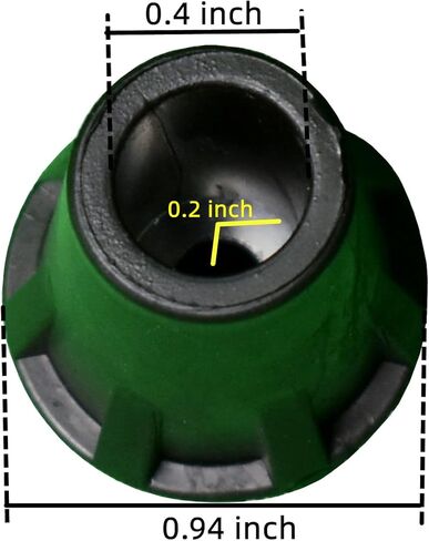 Rubber Tips Covers of Replacement 6 Pieces for Walking Sticks Hiking Trekking Poles in Kuwait