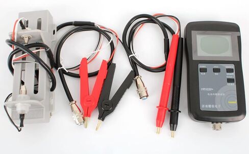 4 Wire Battery Tester, Lithium Battery Internal Resistance Meter, NiMH Lead-Acid Alkaline Voltage & IR Tester, Battery Pack Cell Analyzer with Probes, Battery Holder, mΩ/Ω (YR1035+) in Saudi Arabia