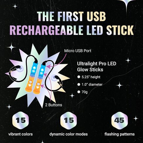 مجموعة UltraPoi HelixPoi Pro - Helix Poi Pro مع مقابض LED UltraKnob Pro - أكثر من 40 نمطًا ونمطًا من الألوان - مصابيح Poi LED قابلة لإعادة الشحن عبر USB مع حافظات متينة ناعمة ومقاود قابلة للتعديل - لعبة دوارة لفنون التدفق in Kuwait