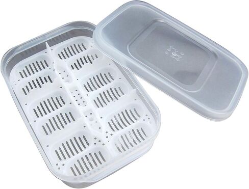 NGe Reptile Egg Breeding Hatchery Box Incubator Tray Container Box for Snake Gecko Lizard (12 Holes) in Saudi Arabia