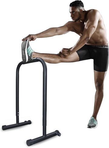 Adomove 1200lbs Heavy Duty Adjustable Height Strength Training Dip Stands Station, Home Gym Fitness Workout Dip bar Station,Tricep Dips, Pull-Ups, Push-Ups in Saudi Arabia