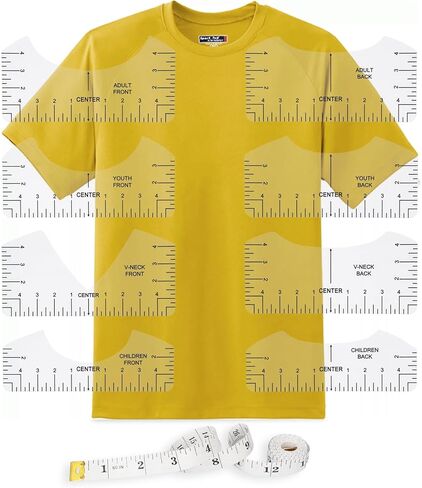 دليل مسطرة Bolexo T Shirt لمحاذاة الفينيل، ملحقات تصميم نقل الحرارة، مسطرة بولي كلوريد الفينيل السميكة الشفافة لمختلف الفئات العمرية in Kuwait