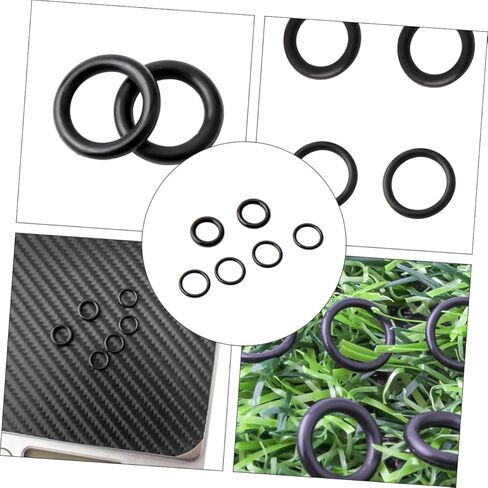 RUNROTOO 12 قطعة دراجة قرص الفرامل الفرجار o حلقة مجموعات الدراجات اكسسوارات الفرامل الفرجار التمهيد الفرامل الفرجار ختم كسر حبل حزام الفرجار ختم أجزاء غسالة عدة الدراجة الفرجار ختم سلسلة الغيار in Kuwait