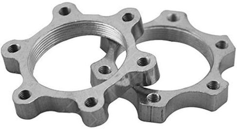 Mantain 2 قطعة دراجة دراجة حرة عجلة مترابطة محاور سبائك الألومنيوم الفرامل الدوار شفة محول استبدال جزء (44 مللي متر) in Kuwait