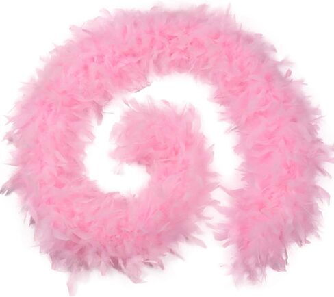 هاندي ليدي 120 جرام شانديل بواس 72 بوصة ريشة تركيا طويلة للنساء الكبار زي إكسسوار للحفلات ذاتية الصنع in Kuwait