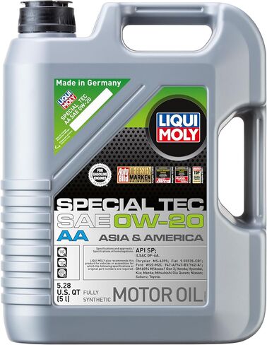 LIQUI MOLY Special Tec AA SAE 0W-20 | 5 لتر | تكنولوجيا تصنيع زيت المحرك | رمز المنتج: 2208 in Saudi Arabia
