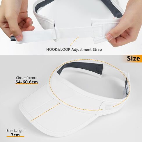 قبعة GADIEMKENSD قابلة للطي للوقاية من الشمس بعامل حماية من الشمس 50+ خفيفة الوزن وقابلة للتعديل in Kuwait