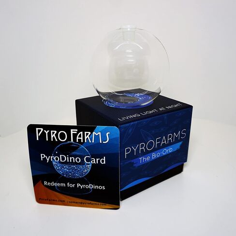 PyroFarms The Bioluminescent Bio-Orb Gift Option - Living Orb with Free Glowing Plankton Coupon in Kuwait