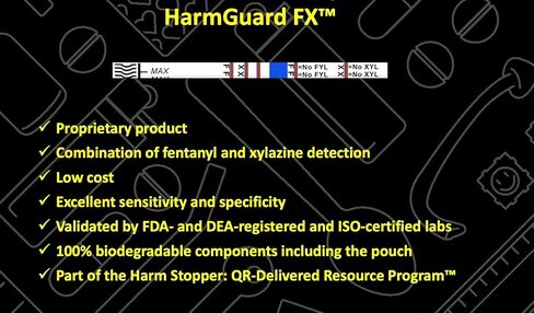 HarmGuard FX 2 in 1 Fentanyl/Xylazine Test Strip - 2 Pack with Scoop - Easy to Read Instructions - Fast Results - Test Liquids, Powders for Fetnanyl and Xylazine with 1 Strip in Saudi Arabia