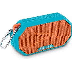Altec Lansing x Miami Dolphins - مكبر صوت بلوتوث محمول HYDRAMINI 2.0، مقاوم للماء IP67، مخرج 8 وات، وقت تشغيل 12 ساعة، شحن سريع USB-C، تكامل المساعد الصوتي (Miami Dolphins) in Kuwait