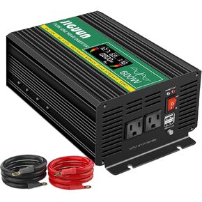 JIGUUN 1500 Watt Pure Sine Wave Power Inverter 12v DC to 110/120v AC Converter 3 AC & USB Output,Power Inverter LCD Display for Home RV Camping Car Truck 3000 Peak in Saudi Arabia