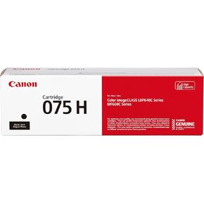 خرطوشة حبر أصلية 075 سوداء عالية السعة من Canon متوافقة مع طابعات الليزر من سلسلة MF660 وLBP640 in Kuwait