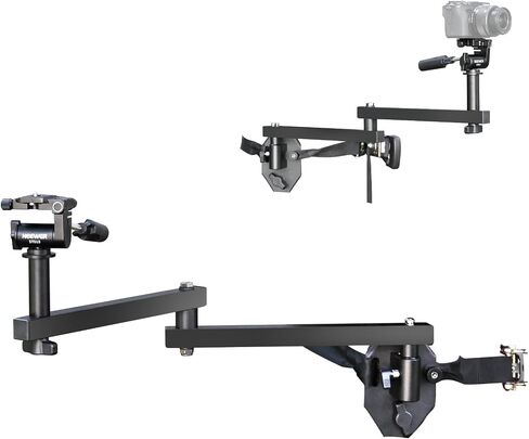 NEEWER 24" Outdoor Camera Magic Arm for Hunting, Over 5 Quiet Joints Lightweight Aluminum Tree Stand Trail Camera Mount with Bubble Level/Ergonomic Grip/Strap for Wildlife Adventure Filming, ST010 in Saudi Arabia