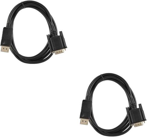 منفذ عرض إلى كابل Vga ذكر إلى سلك ذكر Vga للشاشات وأجهزة العرض، اتصال مستقر عالي الأداء وسهل الاستخدام in Saudi Arabia