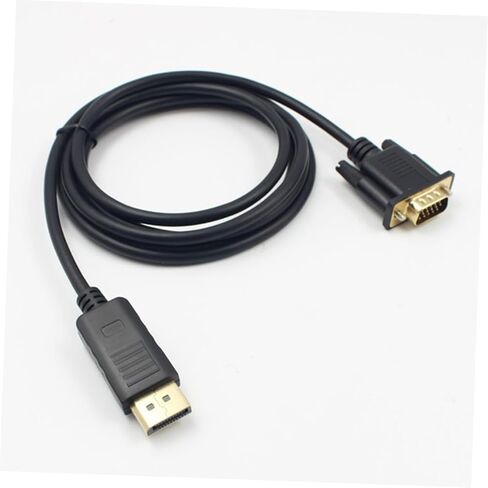منفذ عرض إلى كابل Vga ذكر إلى سلك ذكر Vga للشاشات وأجهزة العرض، اتصال مستقر عالي الأداء وسهل الاستخدام in Saudi Arabia