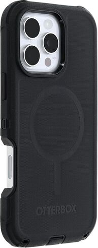 OtterBox iPhone 16 Pro Max (فقط) - حافظة MagSafe من سلسلة Defender - أسود - يتضمن مشبك الحافظة - مغناطيس مدمج - بدون شاشة - متين ومتين - مع حماية للمنافذ - عبوة غير مخصصة للبيع بالتجزئة in Kuwait