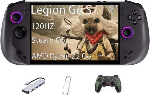 Lenovo Legion Go S Gaming Handheld Consoles, Steam OS, 16GB RAM, 1TB SSD, 8" 120Hz IPS LCD Touch Screen, AMD Ryzen Z2 Go, with GSF Kit in Saudi Arabia