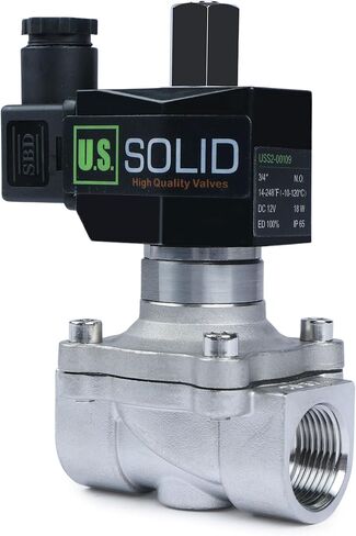 1" Brass Electric Solenoid Valve 12V DC NPT Normally Open Air Gas Non-potable Water Viton in Saudi Arabia
