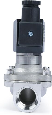 1" Brass Electric Solenoid Valve 12V DC NPT Normally Open Air Gas Non-potable Water Viton in Saudi Arabia