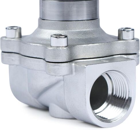 1" Brass Electric Solenoid Valve 12V DC NPT Normally Open Air Gas Non-potable Water Viton in Saudi Arabia