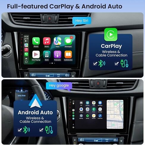 ستيريو سيارة XTRONS Android 14 لسيارة Nissan X-Trail Rogue Qashqai 2014-2018، شاشة لمس 10.1 بوصة IPS وراديو السيارة ونظام تحديد المواقع والملاحة بلوتوث مدمج DSP يدعم CarPlay Android Auto 4G LTE(4+64GB) in Kuwait