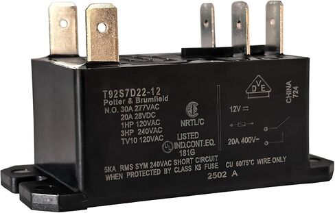 YEGAFE T92S7A22-240 Power Relay 30A 240VAC 6 Pins in Kuwait