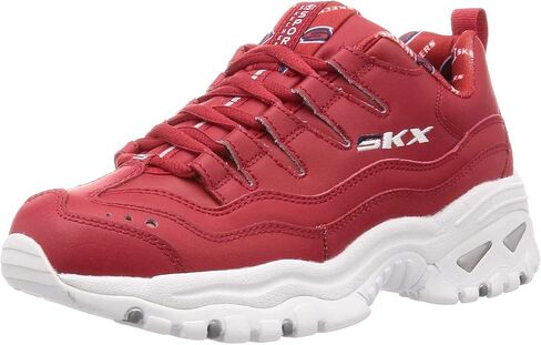 Skechers Women's Energy-Timeless Vision Sneaker, White/Millennial, 6.5 M US in Saudi Arabia