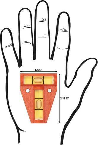 Johnson Level & Tool 125 Cross Check Level, Orange, 1 Level in Saudi Arabia