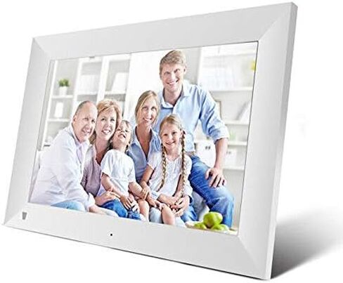 10-inch Digital Photo Frame, high-Definition IPS LCD Screen, WiFi Support, 16GB Storage Space, Automatic Rotation, Compatible with Micro SD Cards. in Saudi Arabia