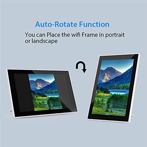 7-inch WiFi Digital Photo Frame - Smart Cloud Photo Frame, High-Definition 1024x600 Resolution, Automatic Rotation, with Remote Control Function in Saudi Arabia