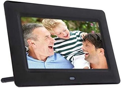 13-inch Digital Photo Frame with Alarm Clock, slideshow, MP3/MP4 Player and Remote Control - White in Saudi Arabia