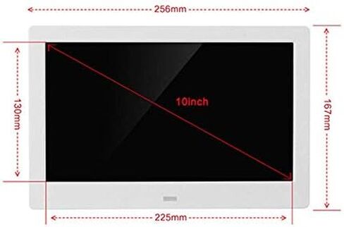 10.1-inch HD WiFi Digital Photo Frame, 1024x600 IPS Display, Motion Sensor, Music and Video Playback in Saudi Arabia