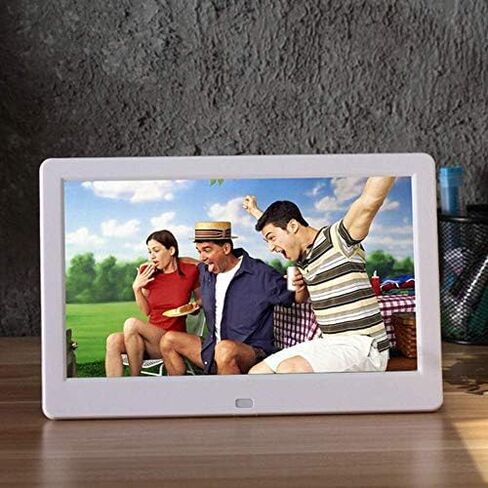 10-inch HD Digital Photo Frame, 1024x600 Resolution, 10GB Free Cloud Storage, Black. in Saudi Arabia