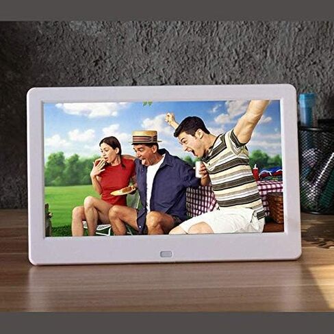 10-inch HD Digital Photo Frame, 1024x600 Resolution, 10GB Free Cloud Storage, Black. in Saudi Arabia