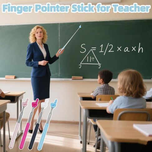 3 Pack Three Colors Telescopic Retractable Teacher Extendable Pointer Stick for Classroom School in Saudi Arabia