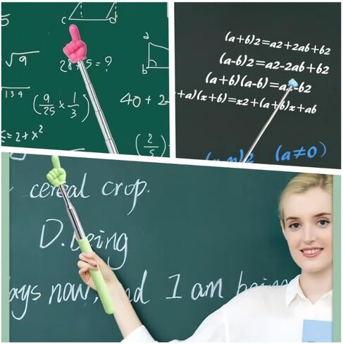 3 Pack Three Colors Telescopic Retractable Teacher Extendable Pointer Stick for Classroom School in Saudi Arabia